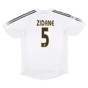 Zidane Real Madrid Retro Jersey 2004/05 Home - White