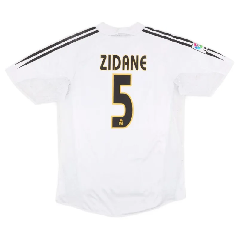 Zidane Real Madrid Retro Jersey 2004/05 Home - White