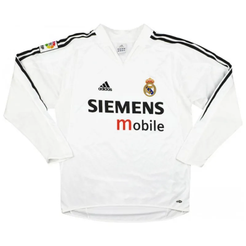 Maglia retro di Beckham  per il Real Madrid, casa 2004/05 - Bianca