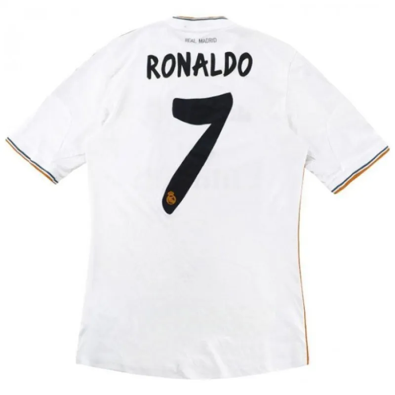 Maglia retro di Cristiano  Ronaldo per il Real Madrid, casa 2014/15 - Bianca