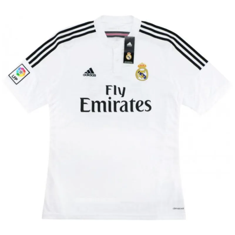Maglia retro di Cristiano  Ronaldo per il Real Madrid, casa 2014/15 - Bianca
