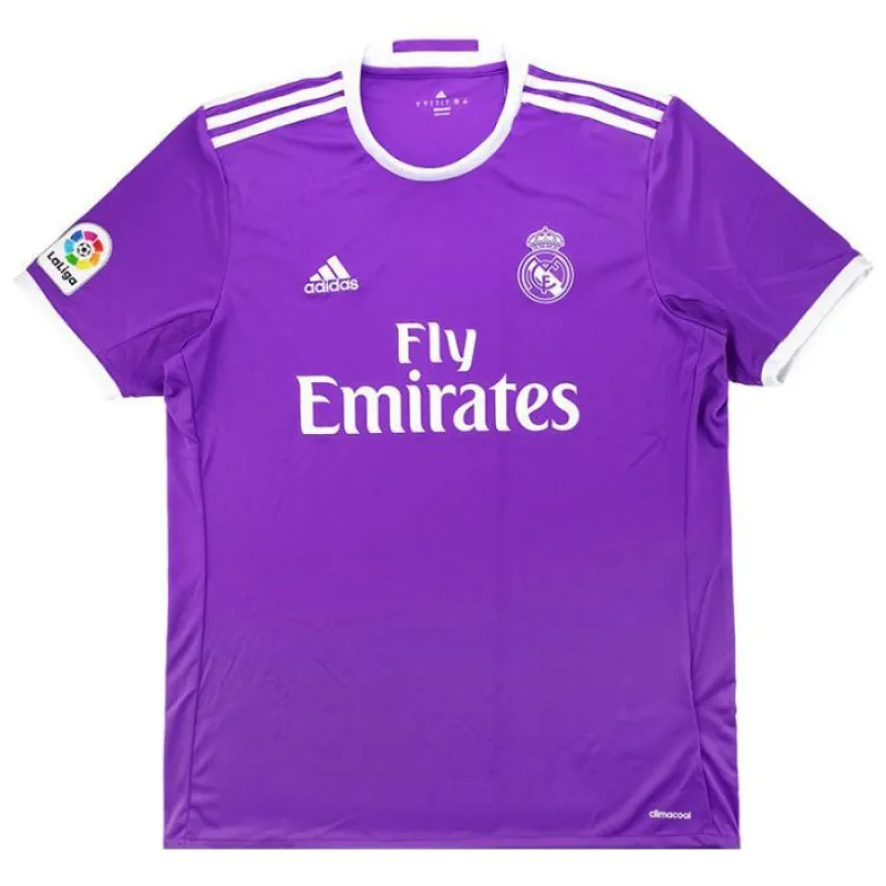 Maillot rétro de Cristiano Ronaldo pour le Real Madrid, à l'extérieur 2017/18 - Violet