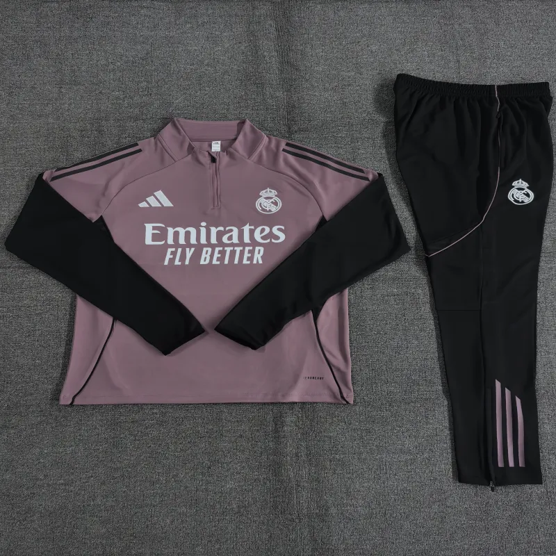 Real Madrid 2025/26 Ensemble Sport Enfant violet
