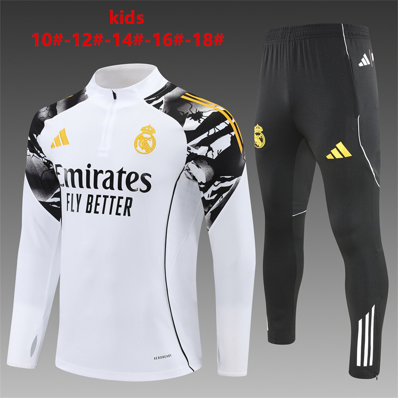 Real Madrid 2025/26 Kids Sports Set yellow