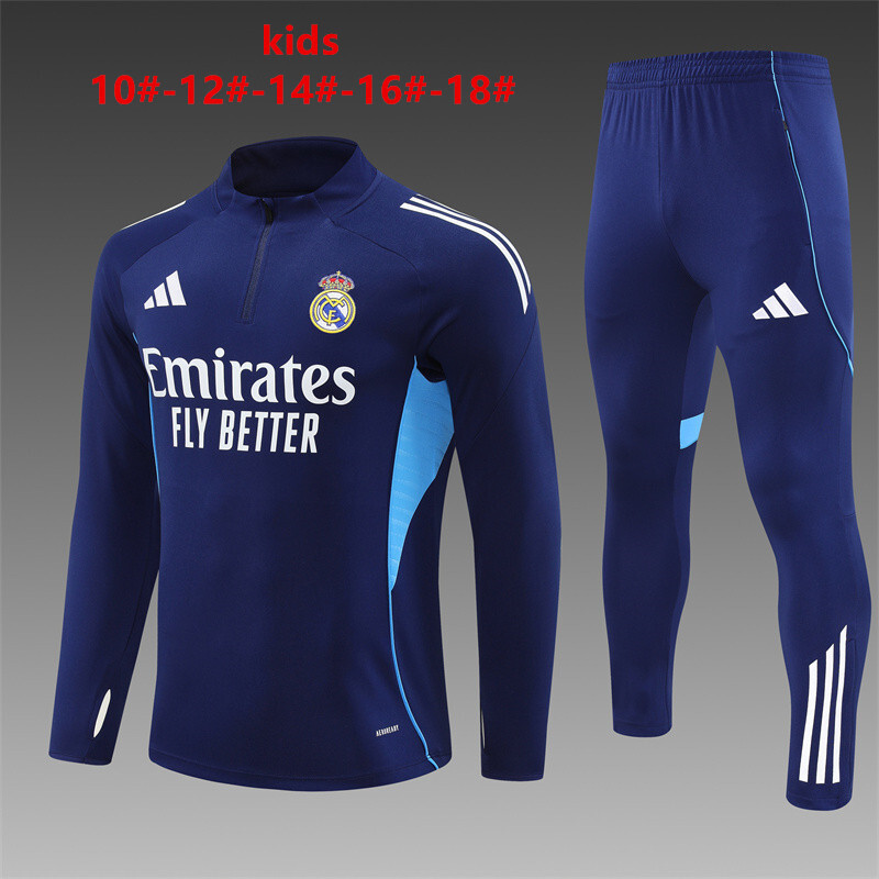 Real Madrid 2025/26 Kids Sports Set blue
