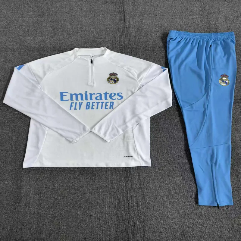 Real Madrid 2025/26 Kids Sports Set white