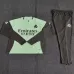 Real Madrid 2025/26 Kids Sports Set light green