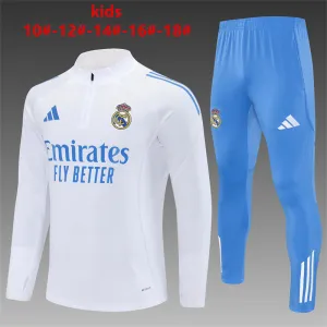Real Madrid 2025/26 Ensemble Sport Enfant blanc