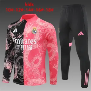 Real Madrid 2025/26 Ensemble Sport Enfant et rose