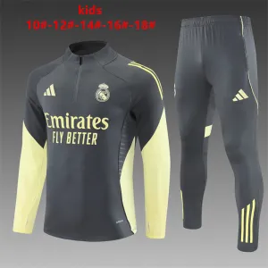 Real Madrid 2025/26 Ensemble Sport Enfant gris