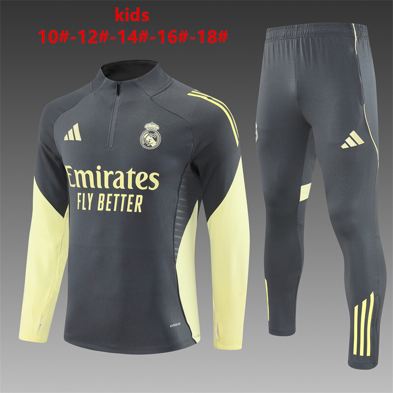 Real Madrid 2025/26 Conjunto Deportivo Infantil gris