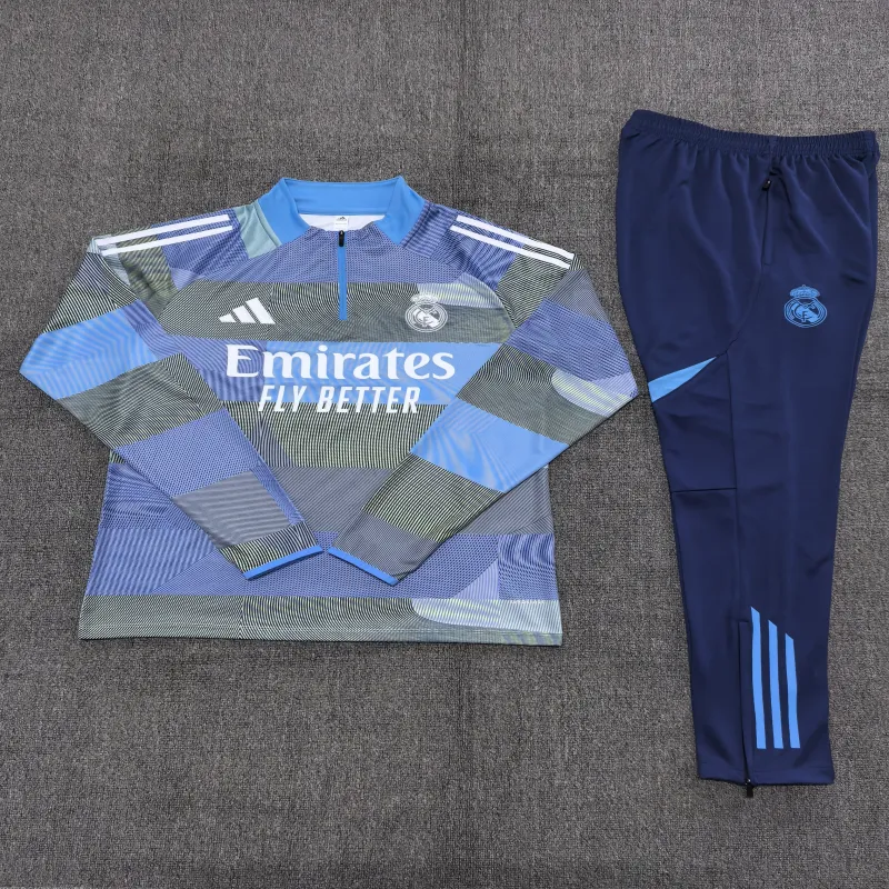 Real Madrid 2025/26 Ensemble Sport Enfant bleu