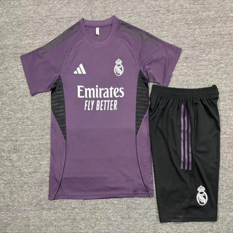 Real Madrid 2025/26 Kids Training Set purple