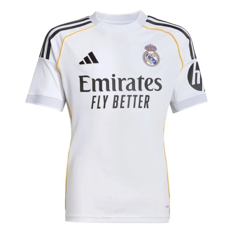 Real Madrid Kids' 2025/26 Home Jersey - White