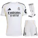 Real Madrid Kids' 2025/26 Home Kit - White