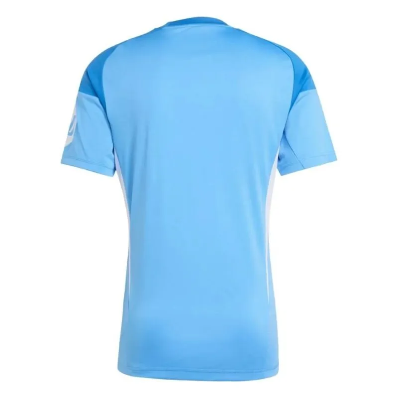 Maglia + Short bambino portiere di casa della Real Madrid CF 2025/26 - Blu