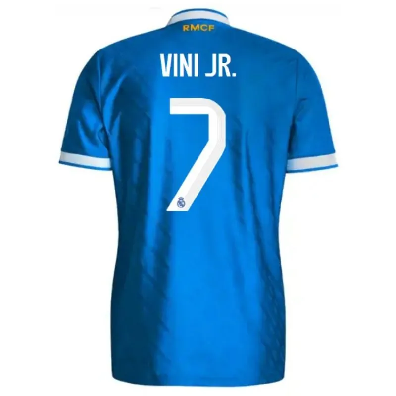Real Madrid VINI JR 2025/26 Third Kids’ Kit - Blue