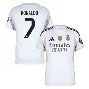 Real Madrid 2025/26 RONALDO Home Jersey