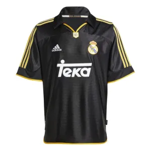 Real Madrid 1999/2000 Away Retro Jersey - Black