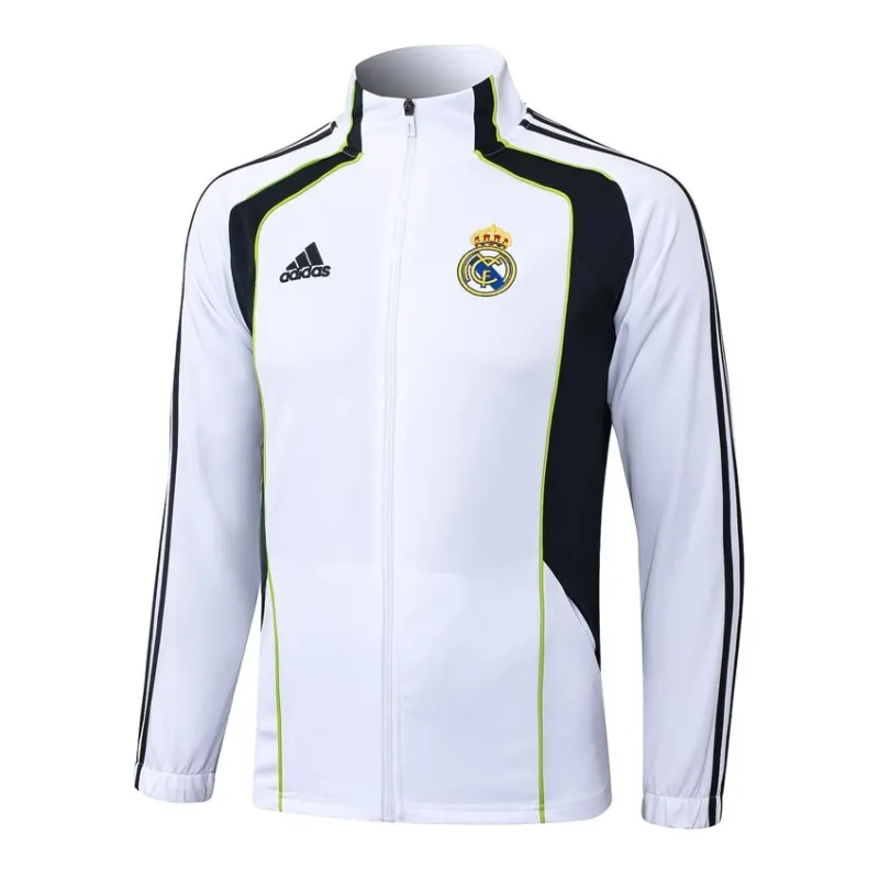Real Madrid 2025/26 Sports Jacket - White/Black