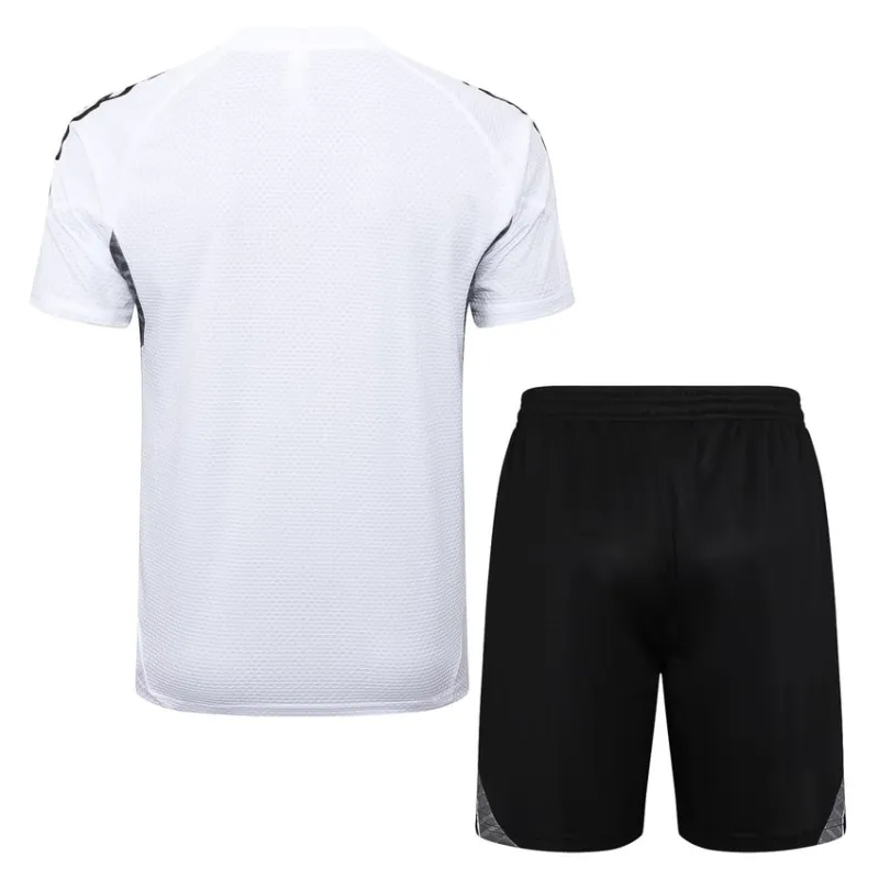 Real Madrid 2025/26 Trainingsshirt + Shorts - Weiß