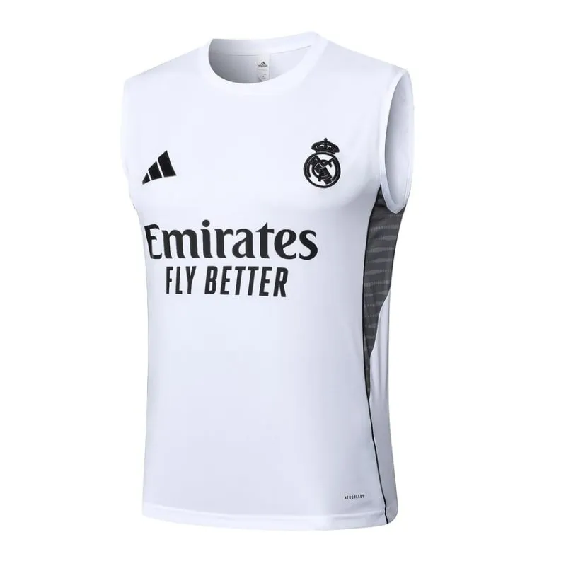 Completo Pantaloncini e Canotta Real Madrid 2025/26 - Bianco