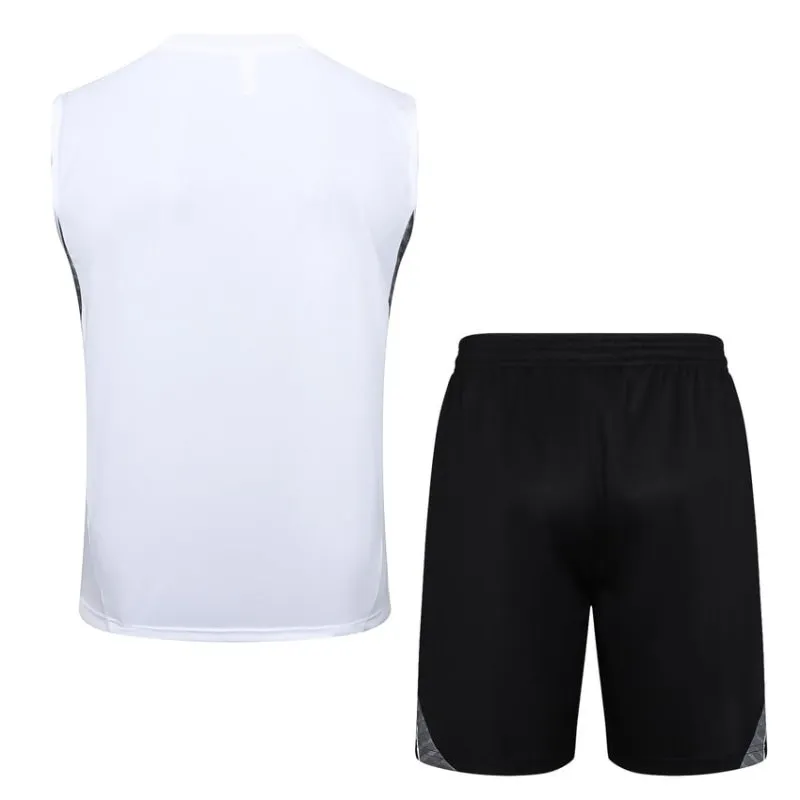 Completo Pantaloncini e Canotta Real Madrid 2025/26 - Bianco