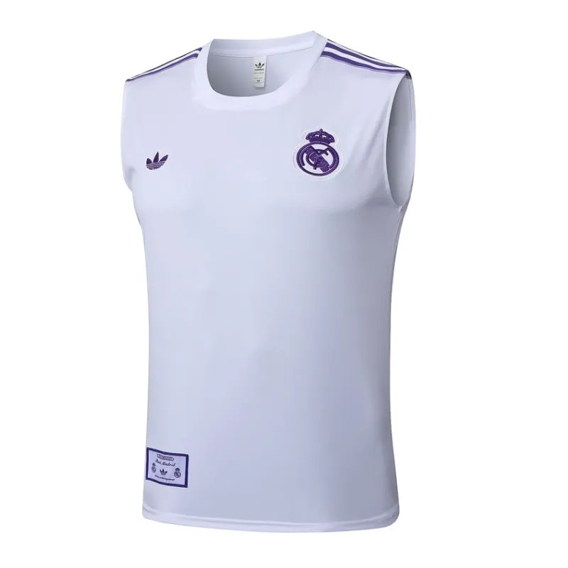 Set Pantaloncini & Canotta Real Madrid 2025/26 - Bianco/Viola