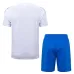 Maillot + Short d’entraînement Real Madrid 2025/26 - Blanc/Bleu