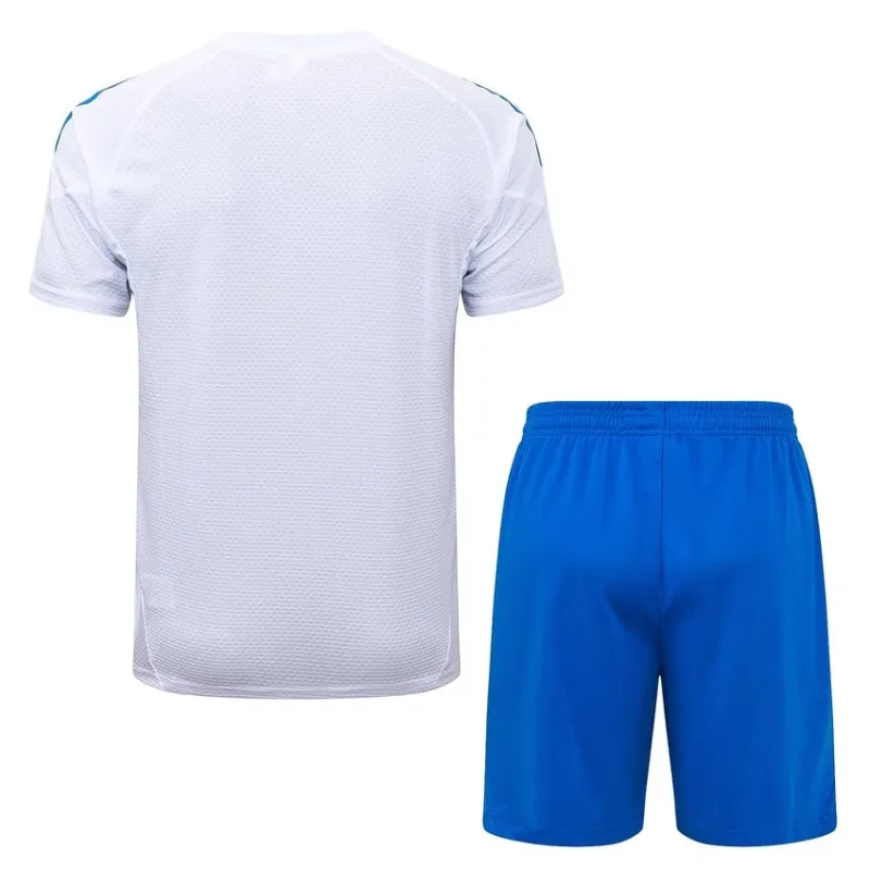 Maillot + Short d’entraînement Real Madrid 2025/26 - Blanc/Bleu
