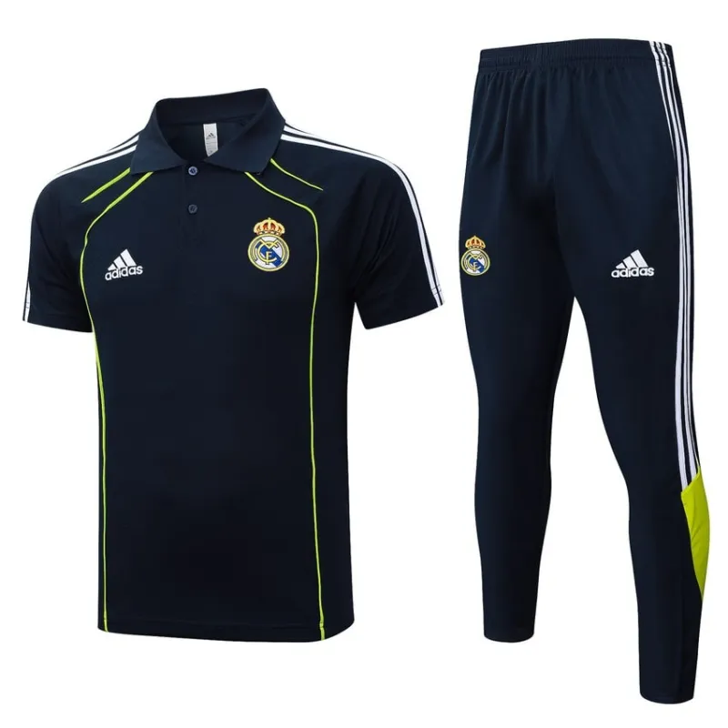 Real Madrid Sportpoloshirt 2025/26 - Schwarz