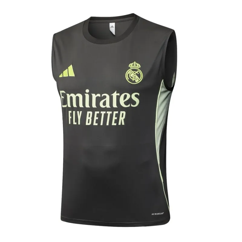Real Madrid 2025/26 Shorts & Vest Set - Black