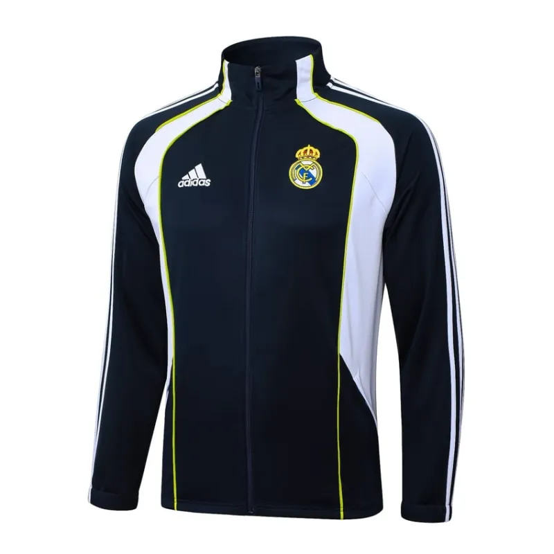 Real Madrid 2025/26 Sports Jacket - Black/White