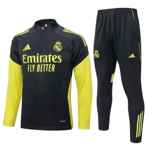 Survêtement Real Madrid 2025/26 - Noir/Jaune