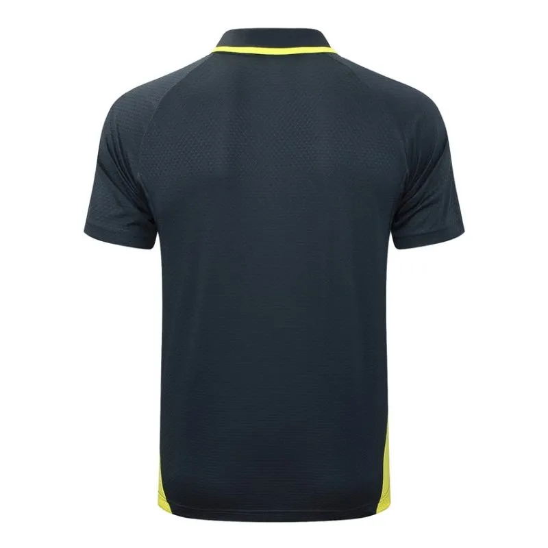 Polo de Sport Real Madrid 2025/26 - Noir/Jaune