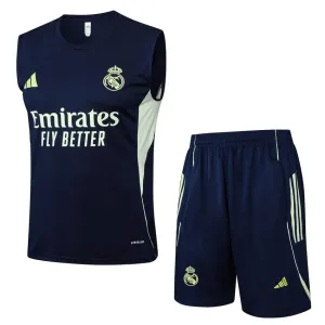 Ensemble Short & Débardeur Real Madrid 2025/26 - Bleu Foncé