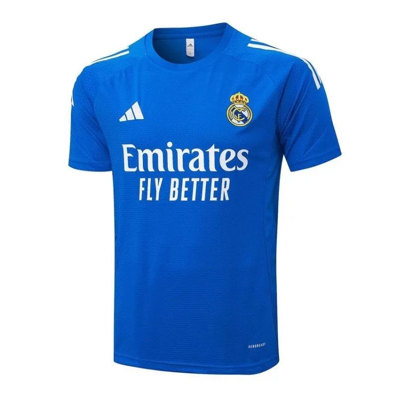 Real Madrid Trainingsshirt + Shorts 2025/26 - Blau