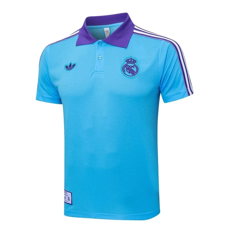 Real Madrid 2025/26 Sports Polo - Blue