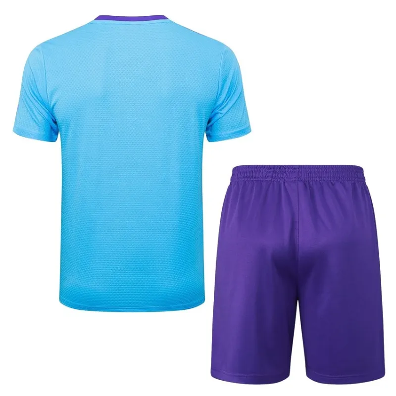 Real Madrid Trainingsshirt + Shorts 2025/26 - Blau