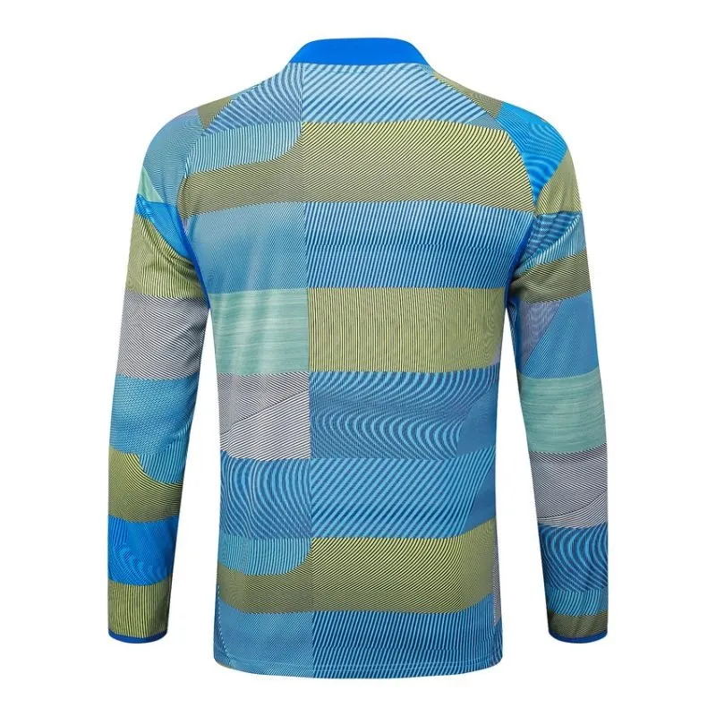 Real Madrid 2025/26 Tracksuit - Blue/Green