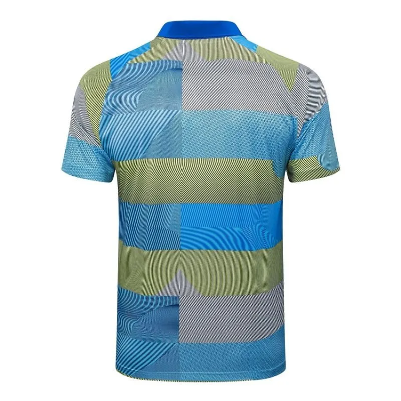Real Madrid 2025/26 Sports Polo - Blue/Green