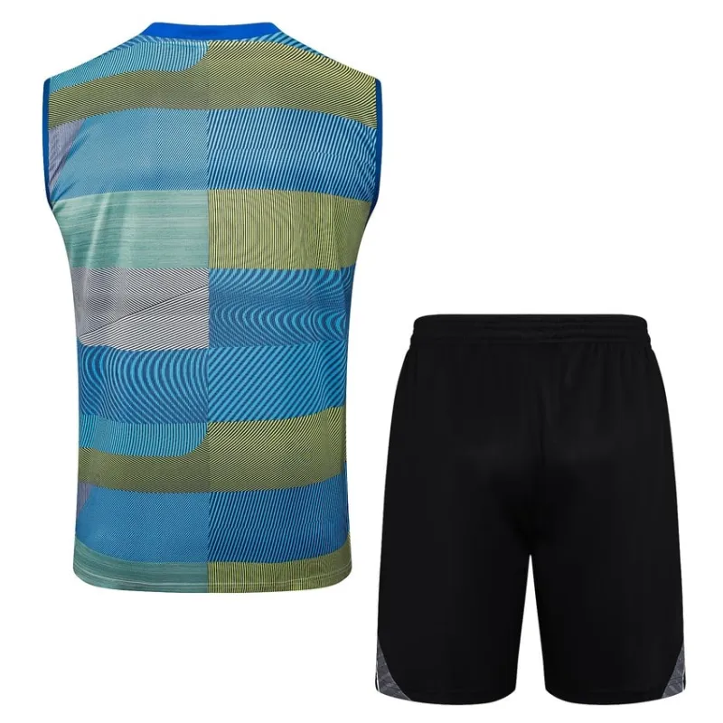 Real Madrid Shorts & Tanktop Set 2025/26 - Blau/Grün