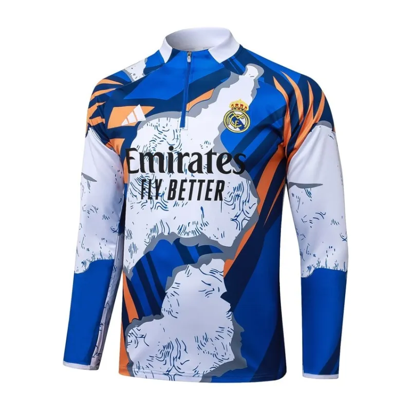 Survêtement Real Madrid 2025/26 - Bleu/Blanc