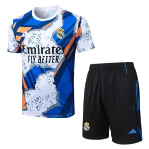 Maillot + Short d’entraînement Real Madrid 2025/26 - Bleu/Blanc