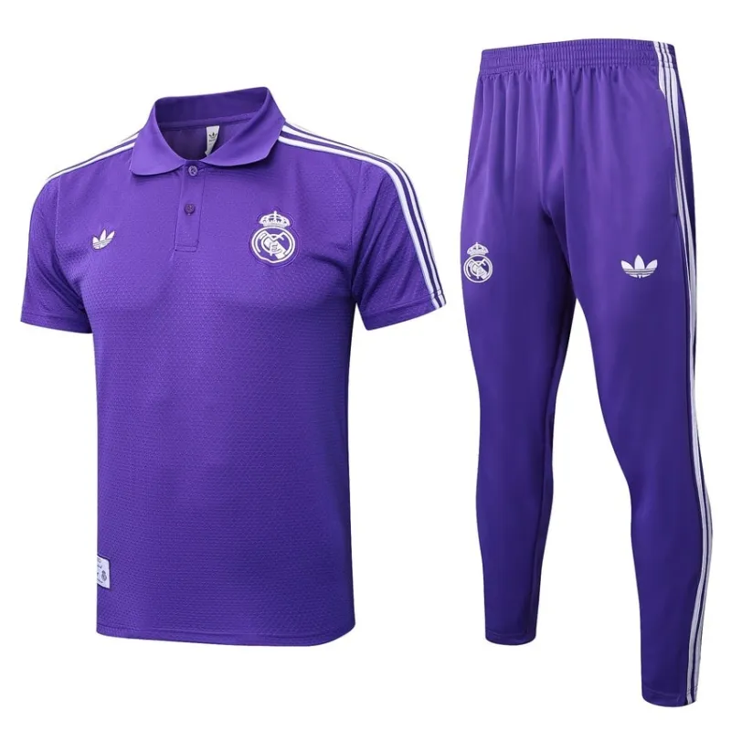 Real Madrid Sportpoloshirt 2025/26 - Lila