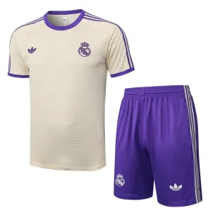 Maillot + Short d’entraînement Real Madrid 2025/26 - Beige
