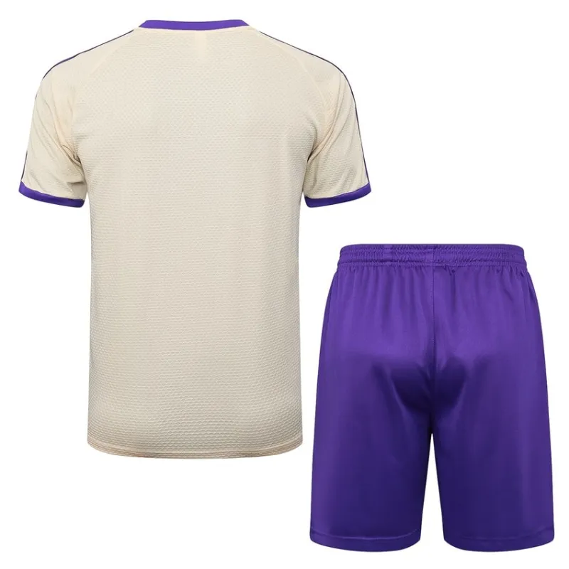 Real Madrid 2025/26 Training Jersey + Shorts - Beige