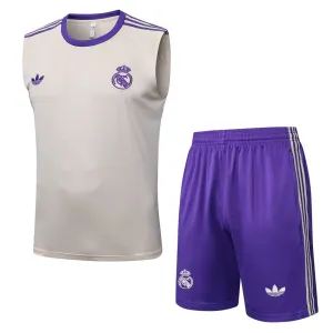 Ensemble Short & Débardeur Real Madrid 2025/26 - Beige