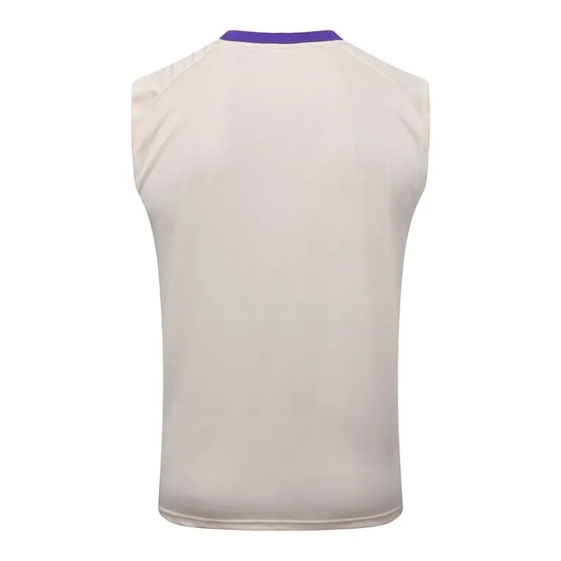 Real Madrid 2025/26 Shorts & Vest Set - Beige