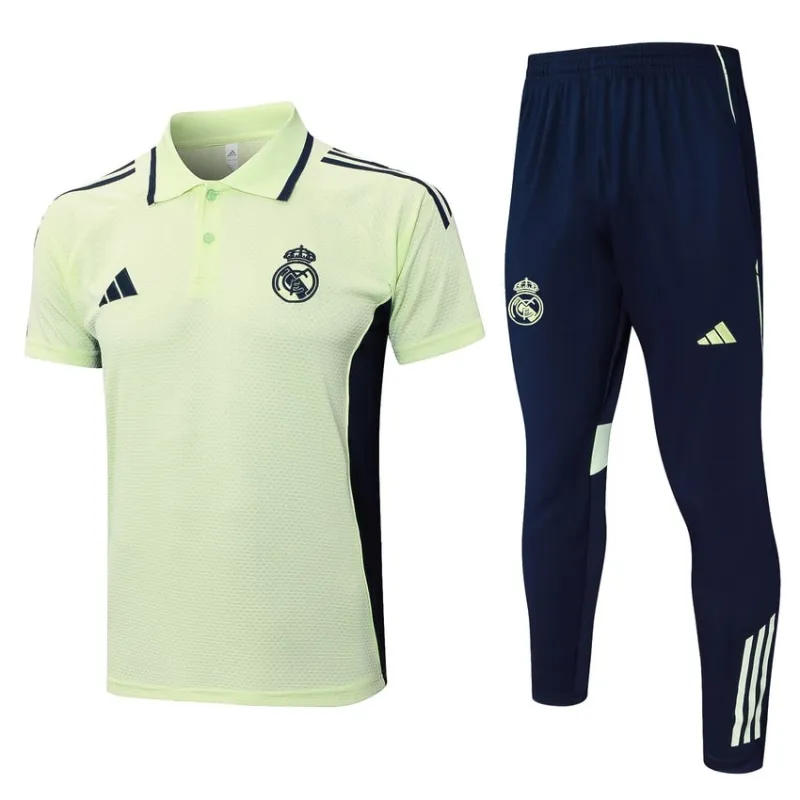 Real Madrid 2025/26 Sports Polo - Light Green